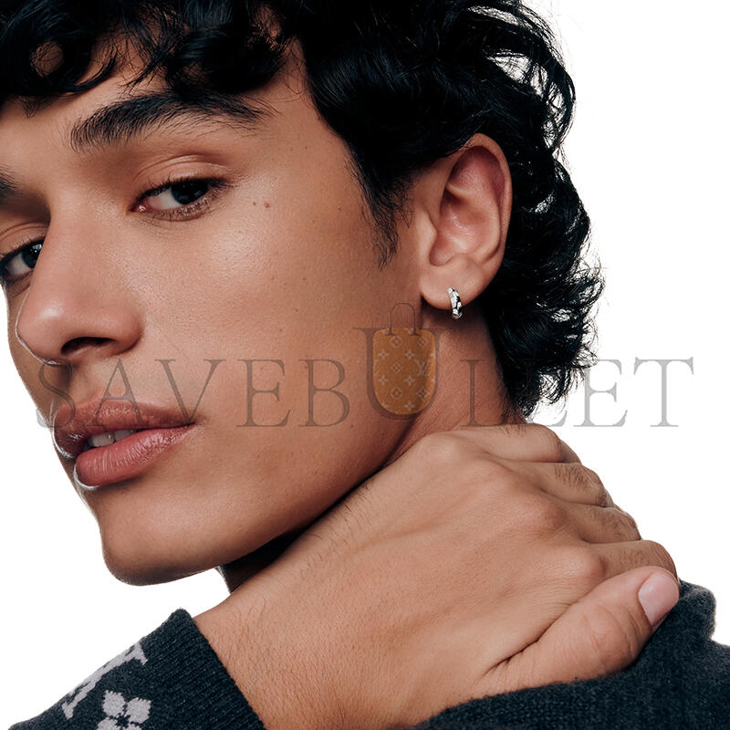 LOUIS VUITTON LE DAMIER DE LOUIS VUITTON SMALL HOOPS Q16838